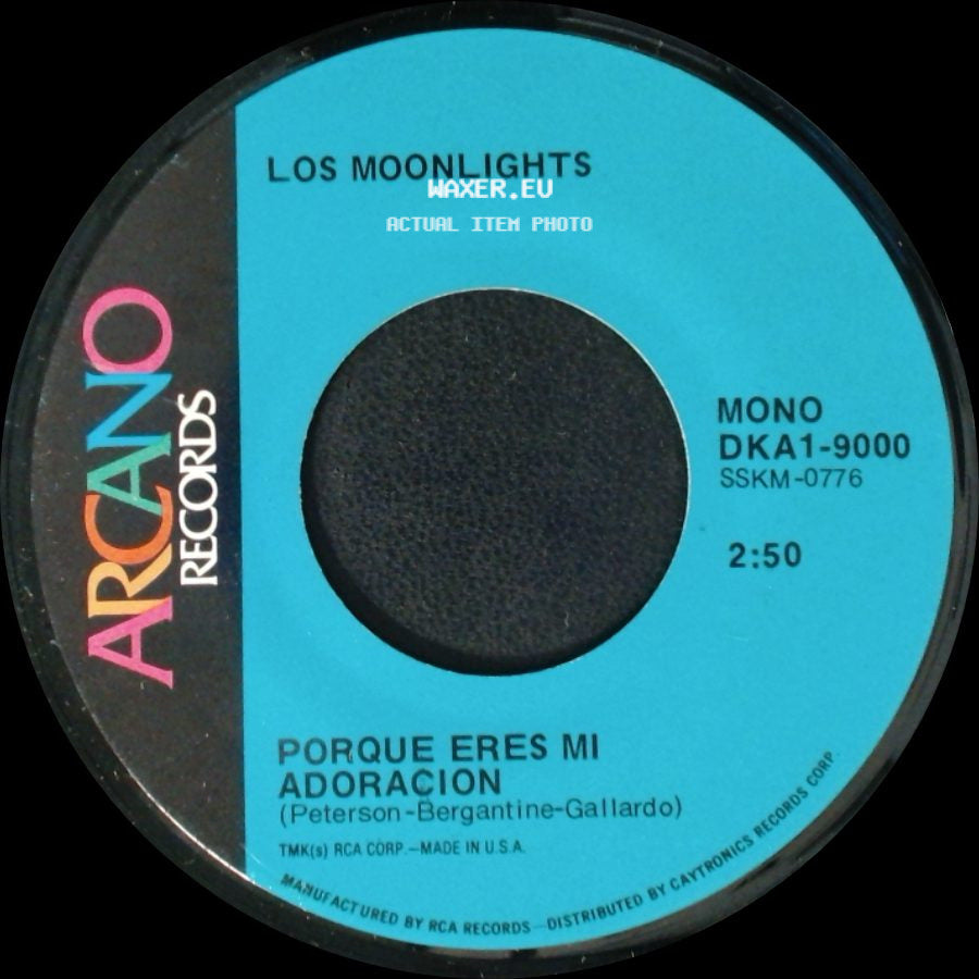 Los Moonlights - Porque Eres Mi Adoracion / Rosa Maria side A