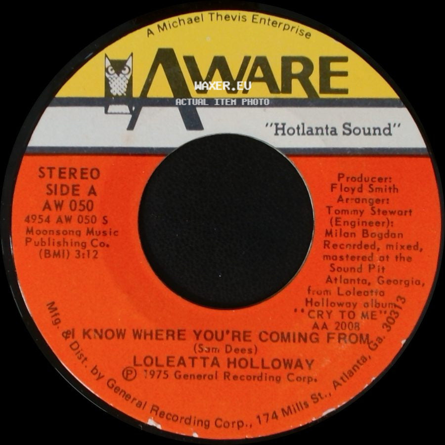 Loleatta Holloway - Know Where You're Coming From / The Show Must Go On side A
