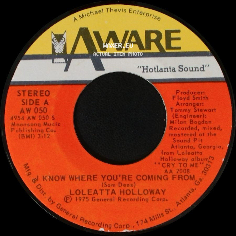 Loleatta Holloway - I Know Where You're Coming From / The Show Must Go On side A