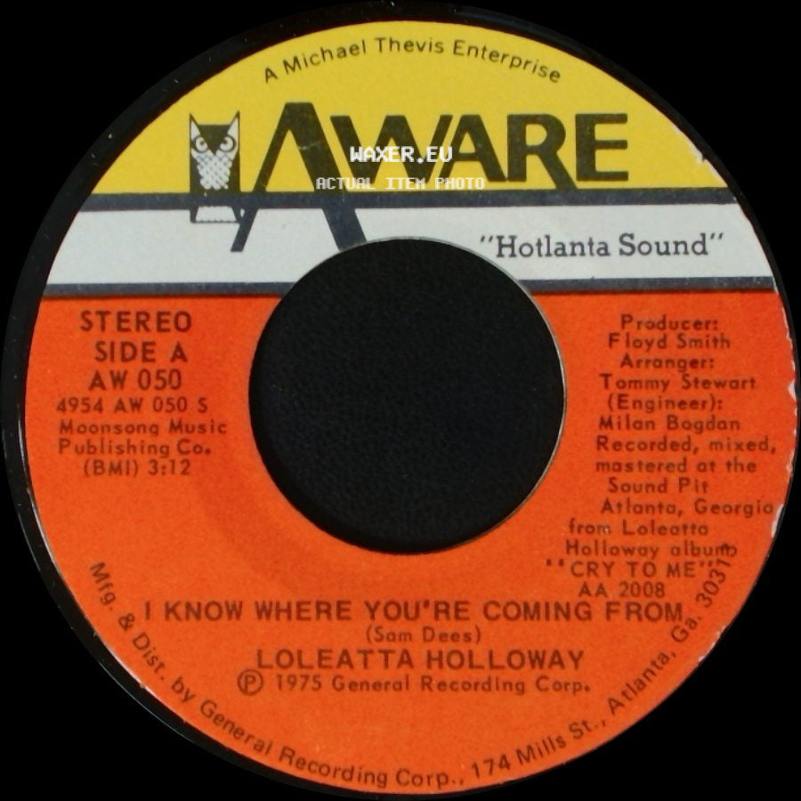 Loleatta Holloway - I Know Where You're Coming From / The Show Must Go On side A