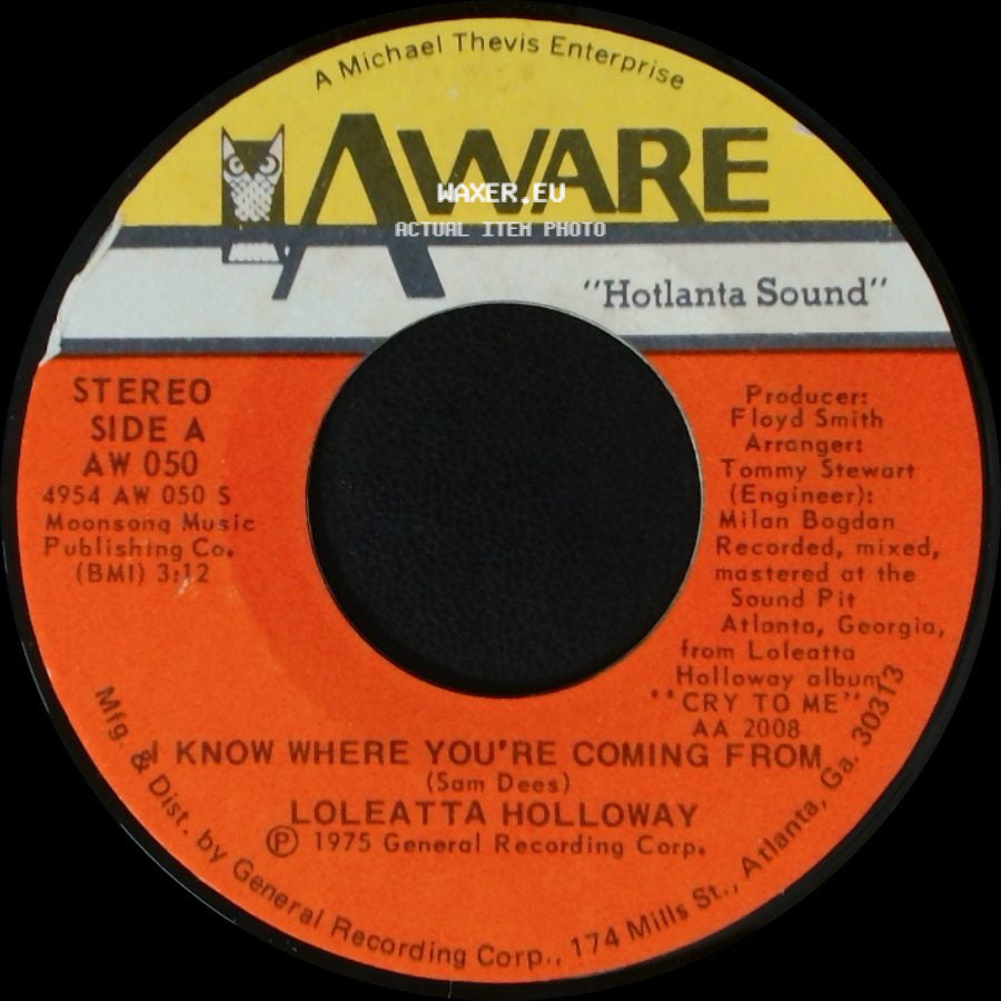 Loleatta Holloway - Know Where You're Coming From / The Show Must Go On side A