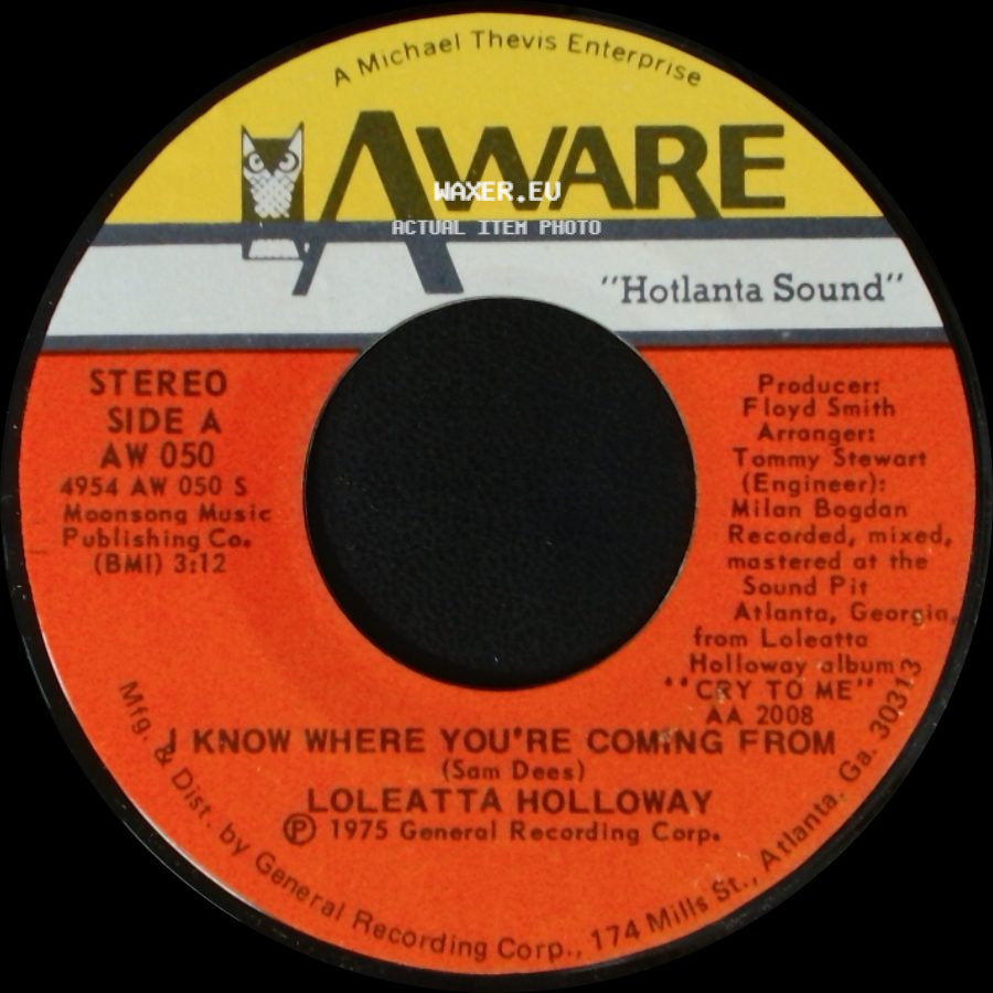 Loleatta Holloway - I Know Where You're Coming From / The Show Must Go On side A