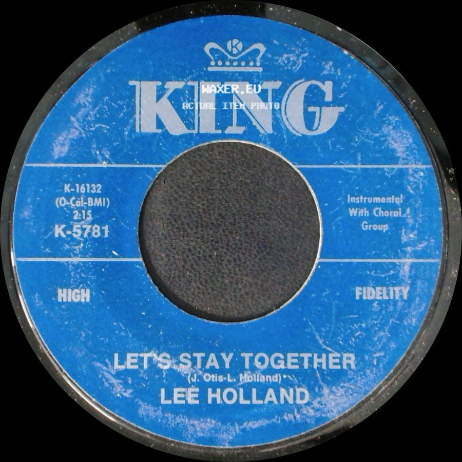 Lee Holland - Give Me Back My Heart / Let's Stay Together side B