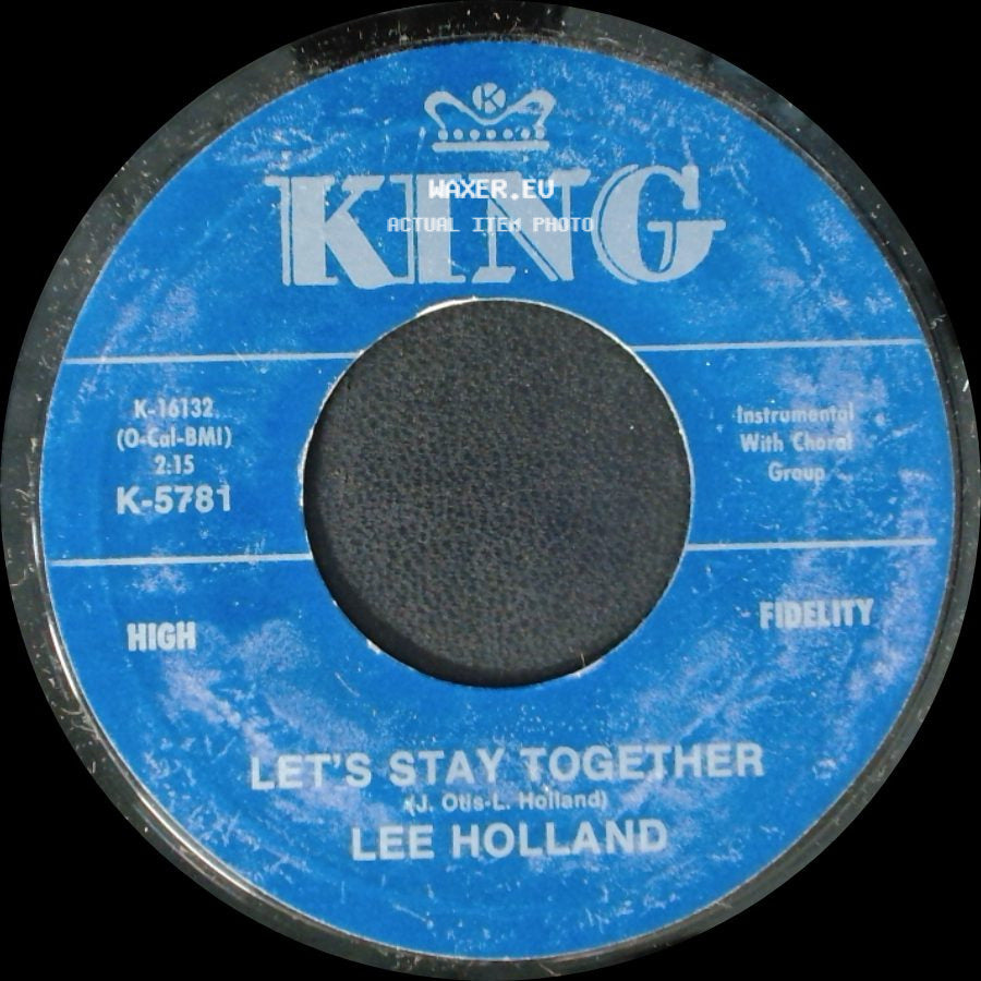 Lee Holland - Let's Stay Together / Let's Stay Together side A