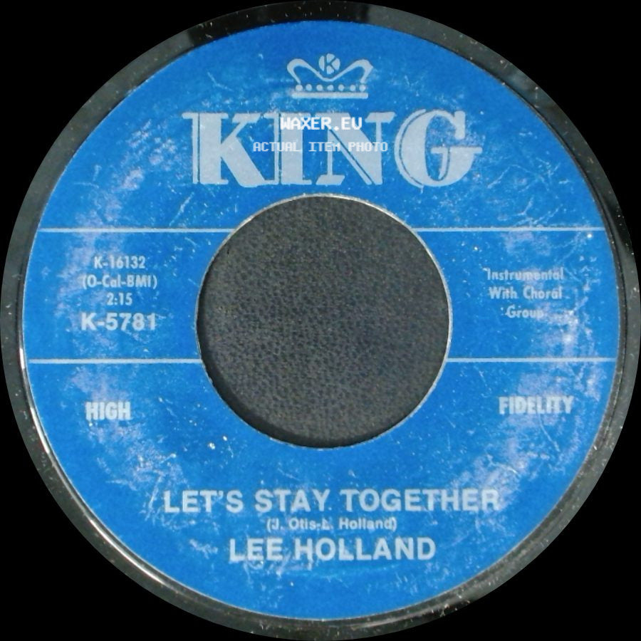 Lee Holland - Let's Stay Together / Let's Stay Together side B