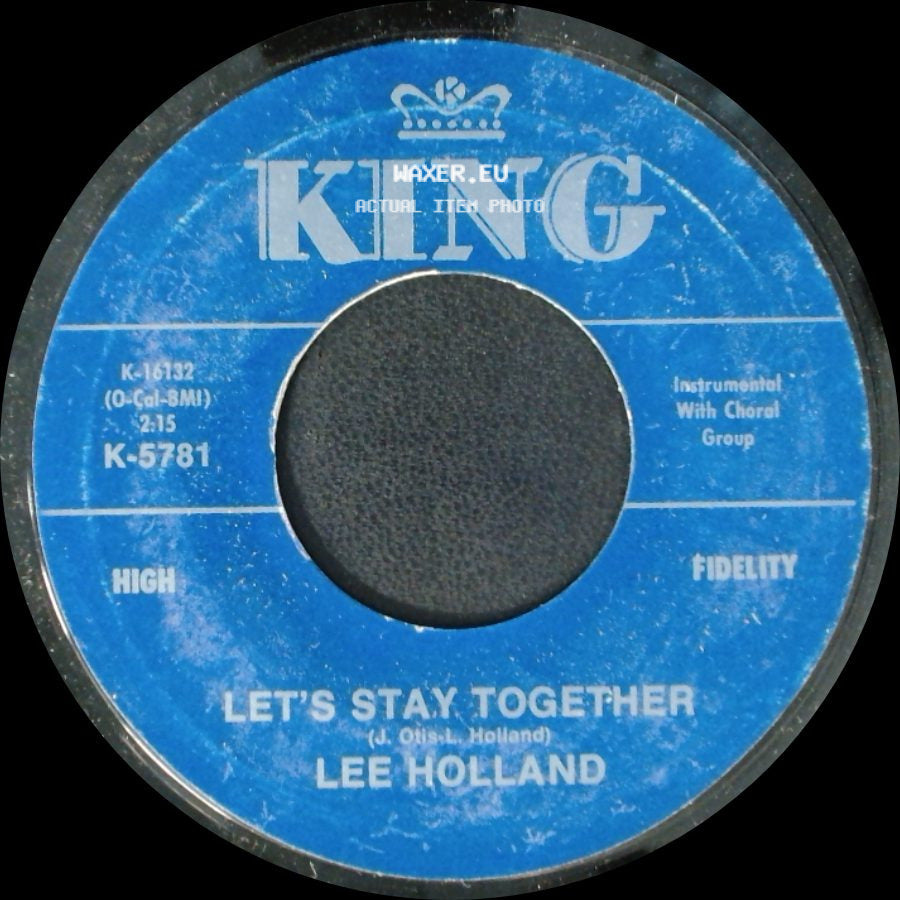 Lee Holland - Let's Stay Together / Let's Stay Together side A