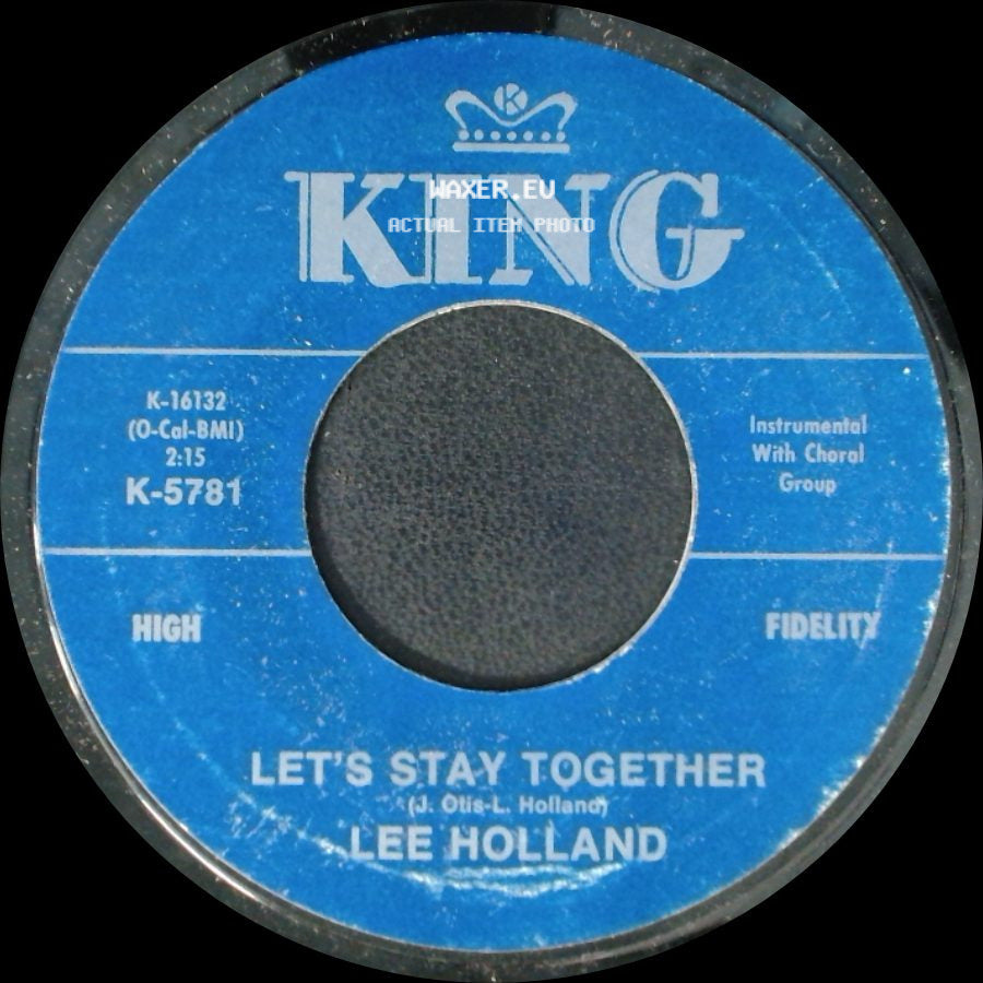 Lee Holland - Let's Stay Together / Let's Stay Together side B