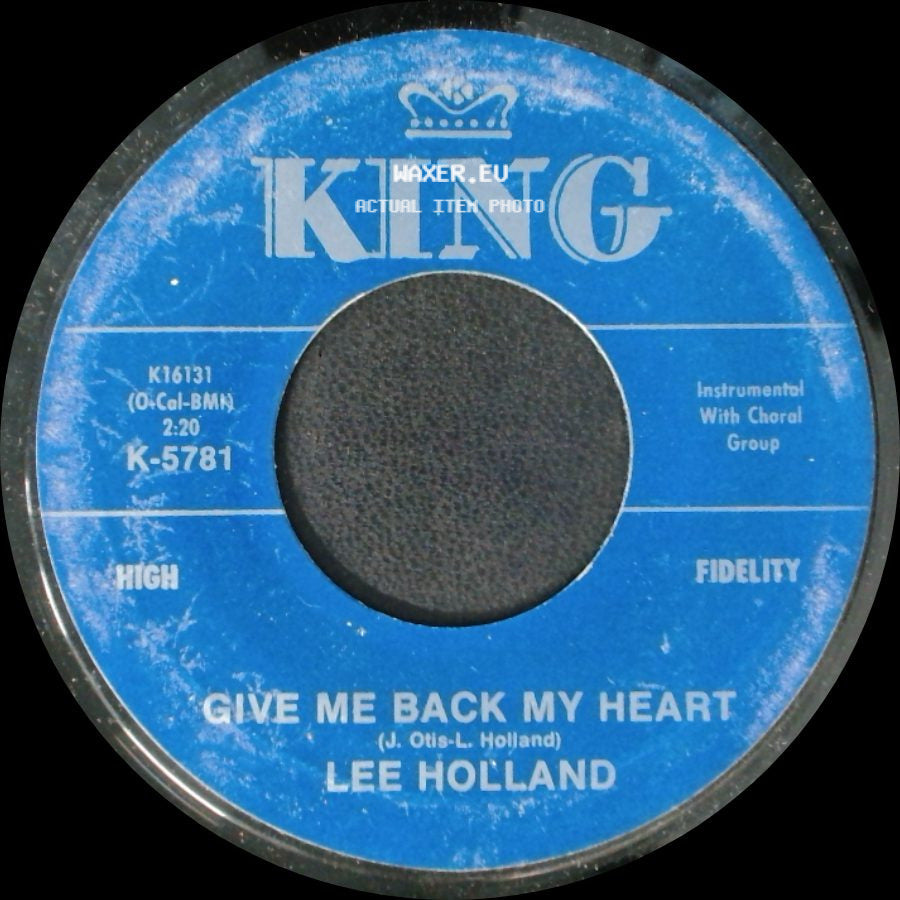 Lee Holland - Give Me Back My Heart / Let's Stay Together side A
