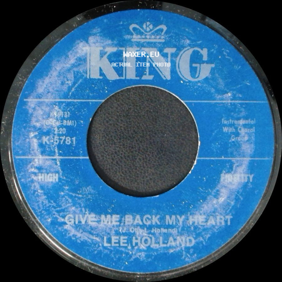 Lee Holland - Give Me Back My Heart / Let's Stay Together side A
