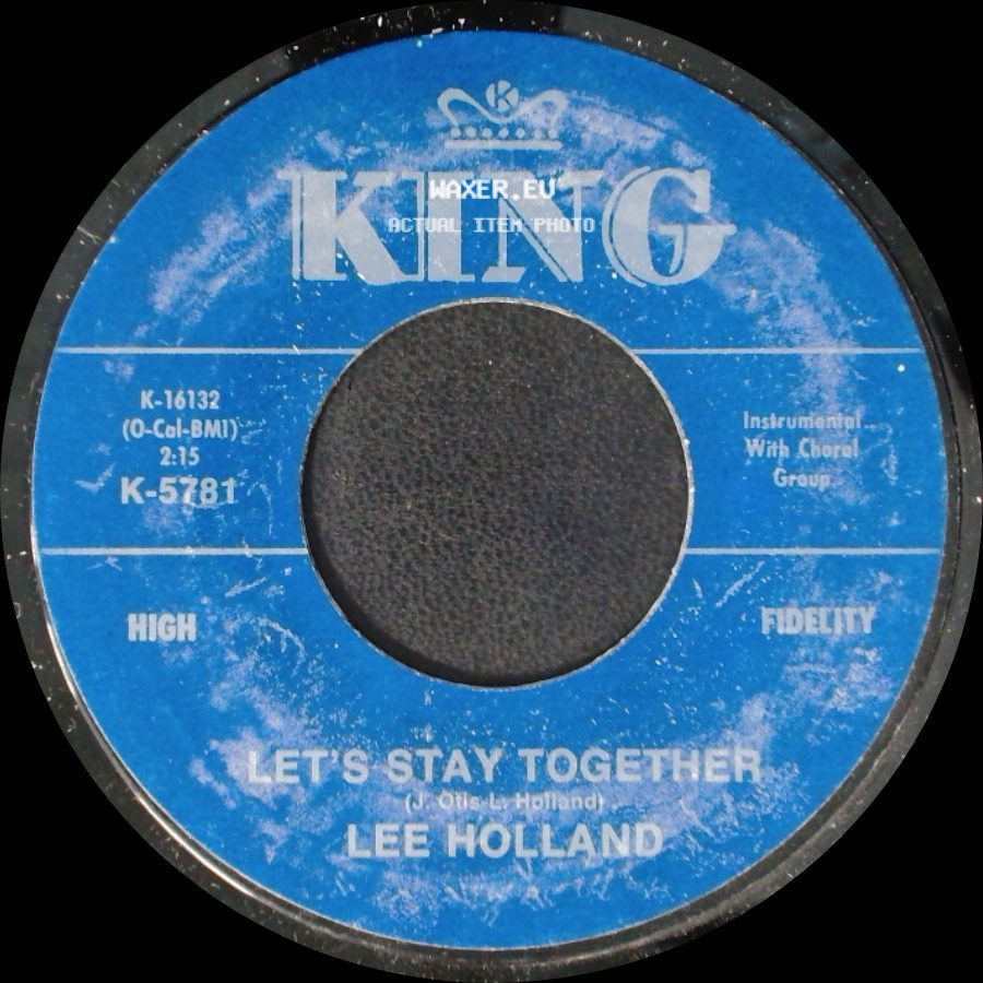 Lee Holland - Give Me Back My Heart / Let's Stay Together side B