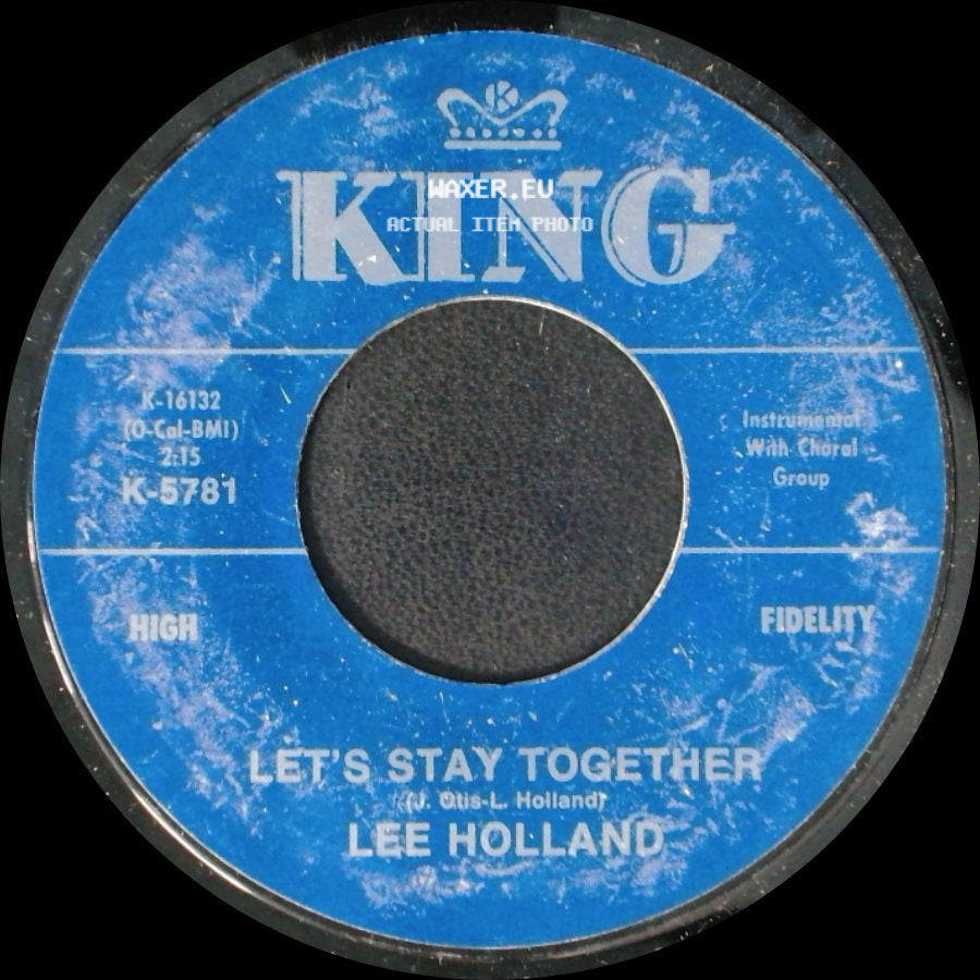 Lee Holland - Give Me Back My Heart / Let's Stay Together side B