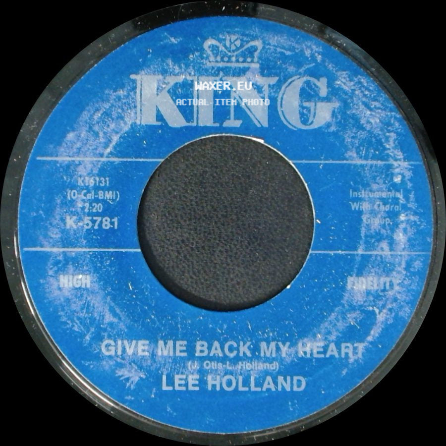 Lee Holland - Give Me Back My Heart / Let's Stay Together side A