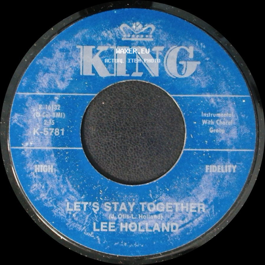 Lee Holland - Give Me Back My Heart / Let's Stay Together side B