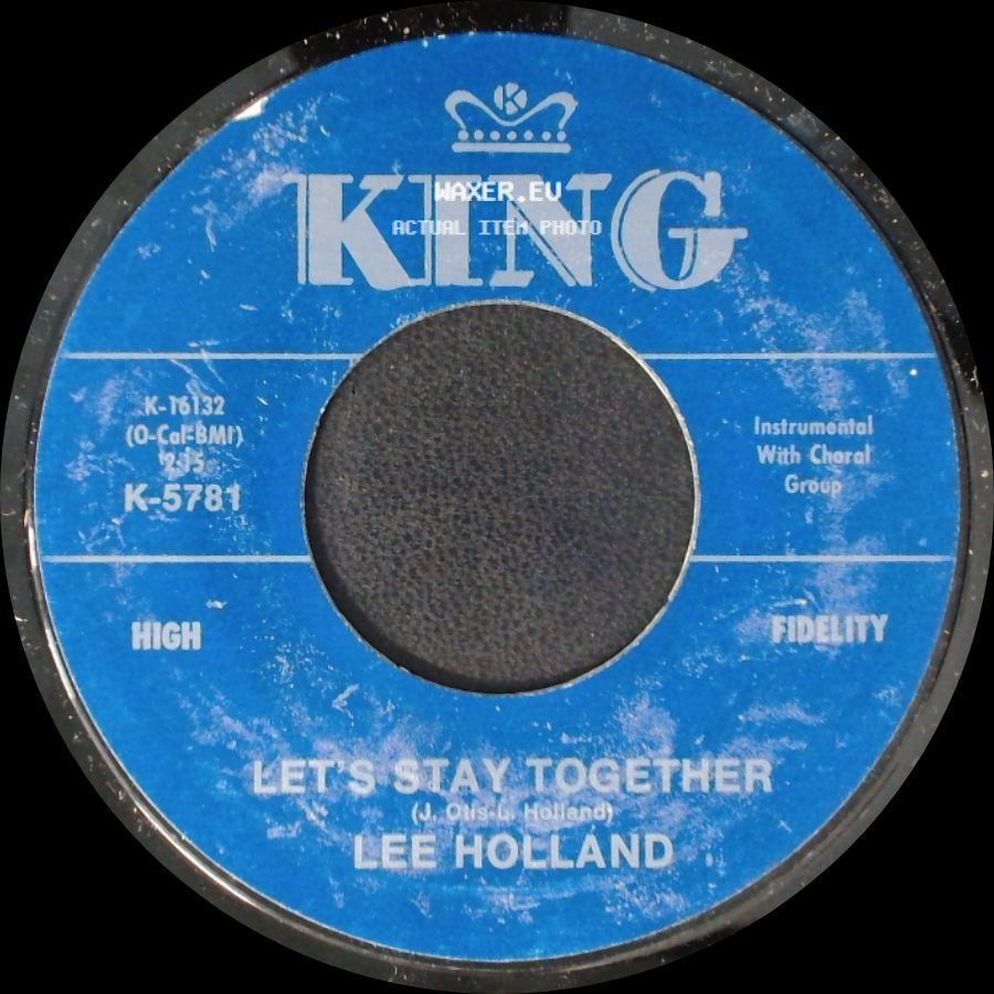 Lee Holland - Give Me Back My Heart / Let's Stay Together side B