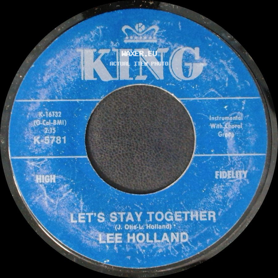 Lee Holland - Give Me Back My Heart / Let's Stay Together side B