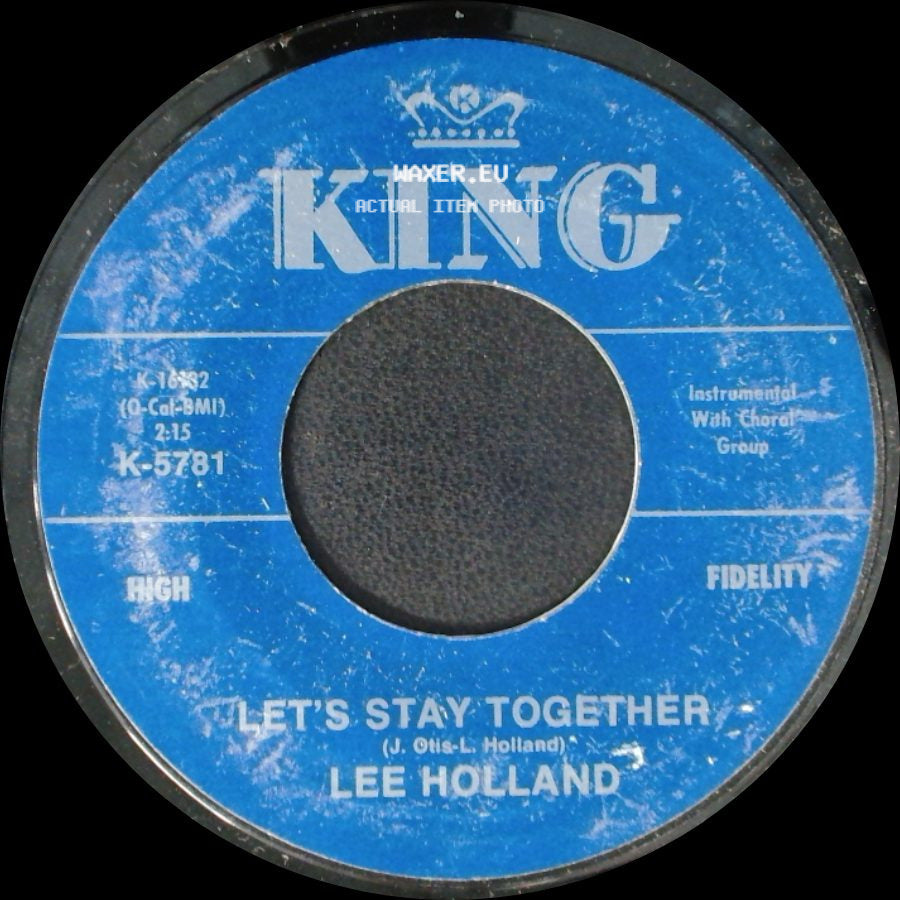 Lee Holland - Let's Stay Together / Give Me Back My Heart side A