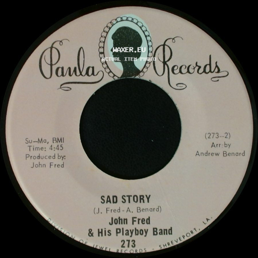 John Fred & His Playboy Band - Sad Story / Agnes English side A