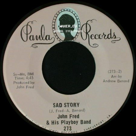 John Fred & His Playboy Band - Sad Story / Agnes English side A