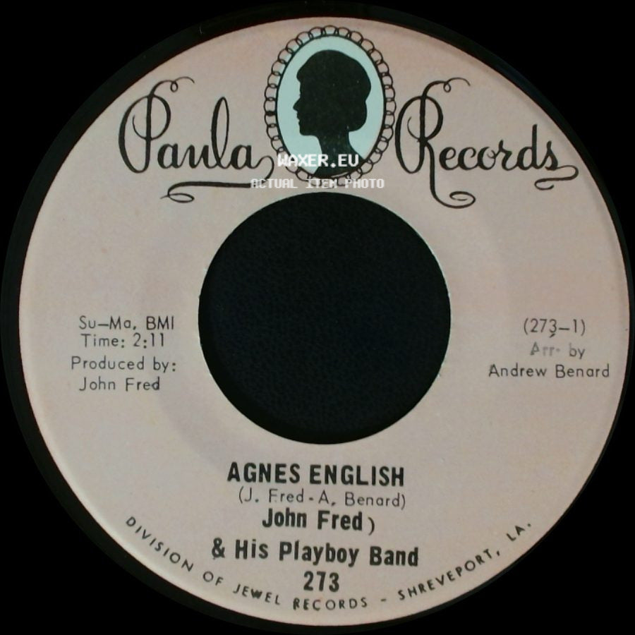 John Fred & His Playboy Band / Agnes English & His Playboy Band - Sad Story / John Fred side B