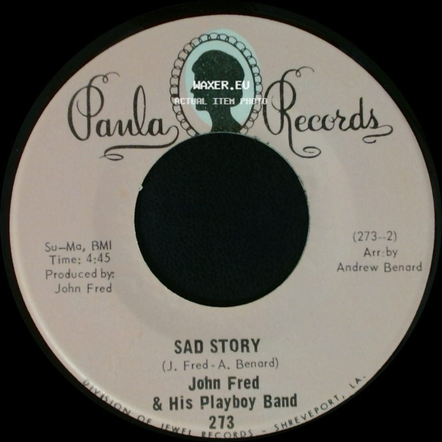 John Fred & His Playboy Band - Sad Story / Agnes English side A