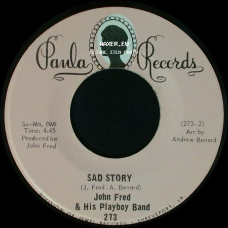 John Fred & His Playboy Band - Sad Story / Agnes English side A