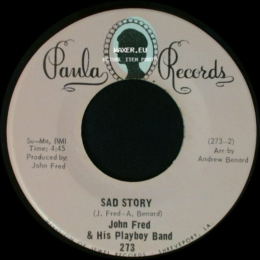 John Fred & His Playboy Band - Sad Story / Agnes English side A