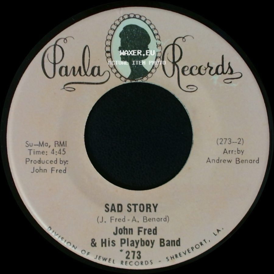 John Fred & His Playboy Band - Sad Story / Agnes English side A