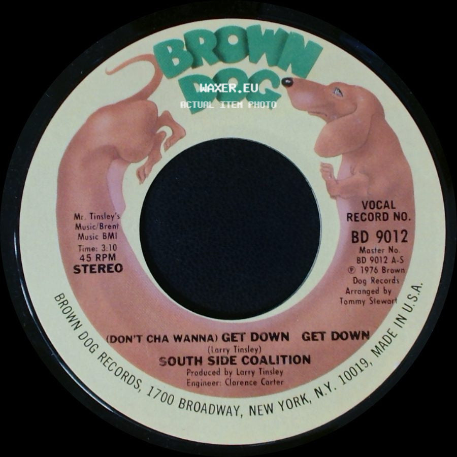 South Side Coalition - The Power-Play / (Don't Cha Wanna) Get Down Get Down side B