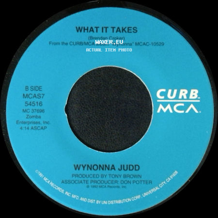 Wynonna Judd - My Strongest Weakness / What It Takes side B