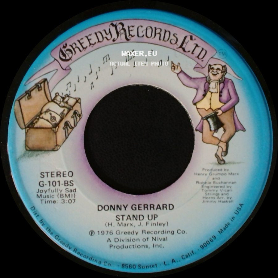 Donny Gerrard - Stand Up / Words (Are Impossible) side A