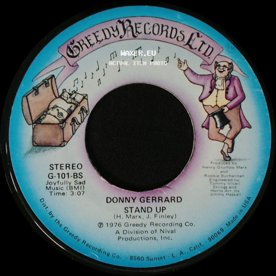 Donny Gerrard - Stand Up / Words (Are Impossible) side A