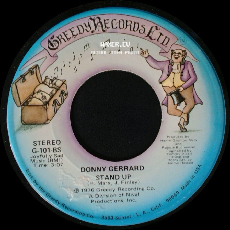 Donny Gerrard - Words (Are Impossible) / Stand Up side B