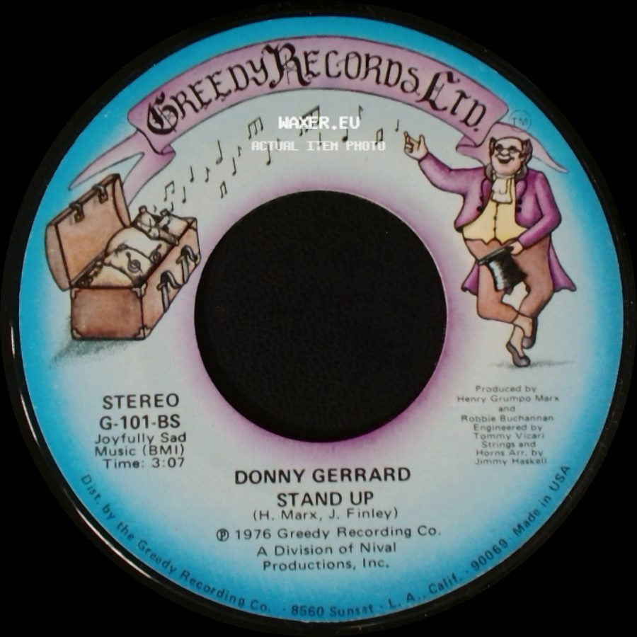 Donny Gerrard - Stand Up / Words (Are Impossible) side A
