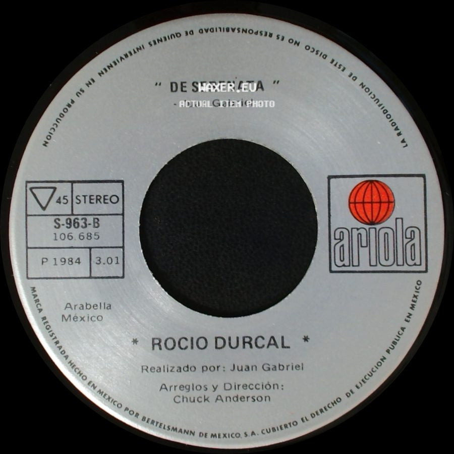 Rocio Durcal - De Serenata / Diferentes side A