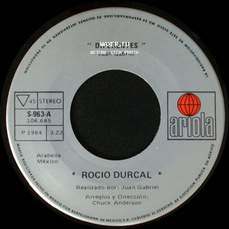 Rocio Durcal - Diferentes / De Serenata side A