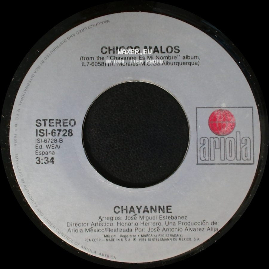 Chayanne - Chicos Malos / De Dos En Dos side A
