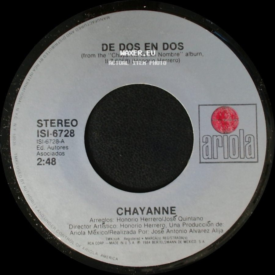 Chayanne - Chicos Malos / De Dos En Dos side B