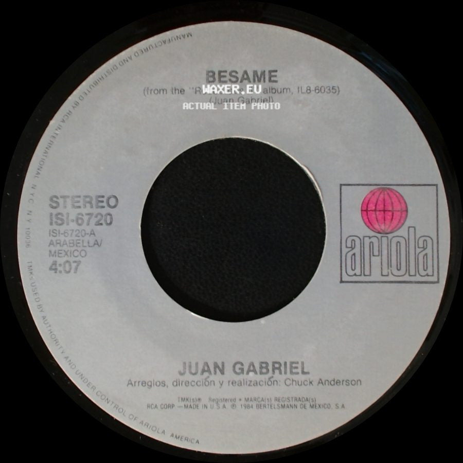 Juan Gabriel - Juarez Es El Numero Uno / Besame side B