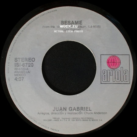 Juan Gabriel - Juarez Es El Numero Uno / Besame side B