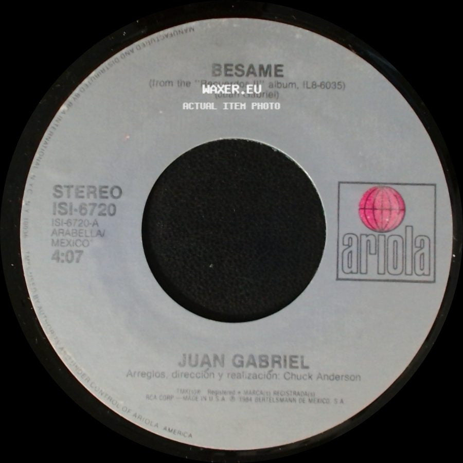 Juan Gabriel - Juarez Es El Numero Uno / Besame side B
