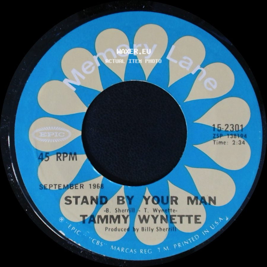 Tammy Wynette - He Loves Me All The Way / Stand By Your Man side B