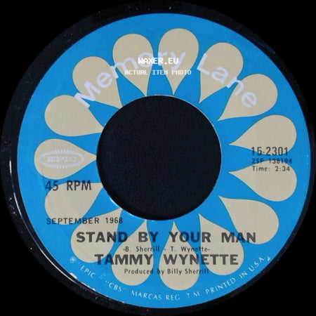 Tammy Wynette - He Loves Me All The Way / Stand By Your Man side B