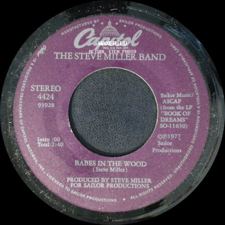 The Steve Miller Band - Babes In The Wood / Jet Airliner side A