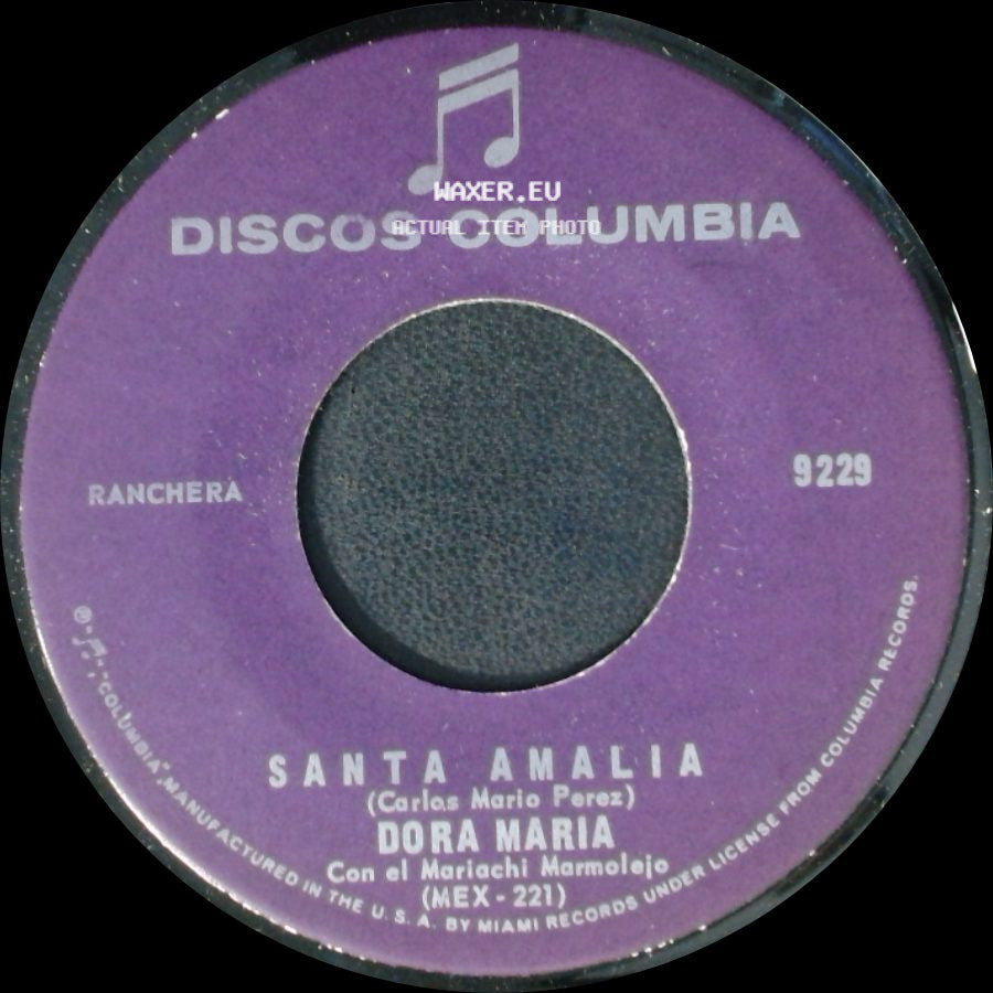 Dora Maria - Santa Amalia / Dos Corazones side A