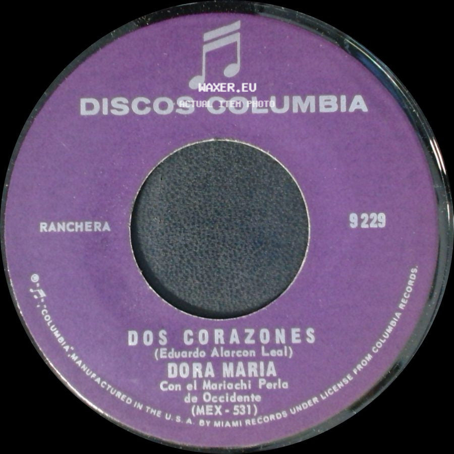 Dora Maria - Santa Amalia / Dos Corazones side B