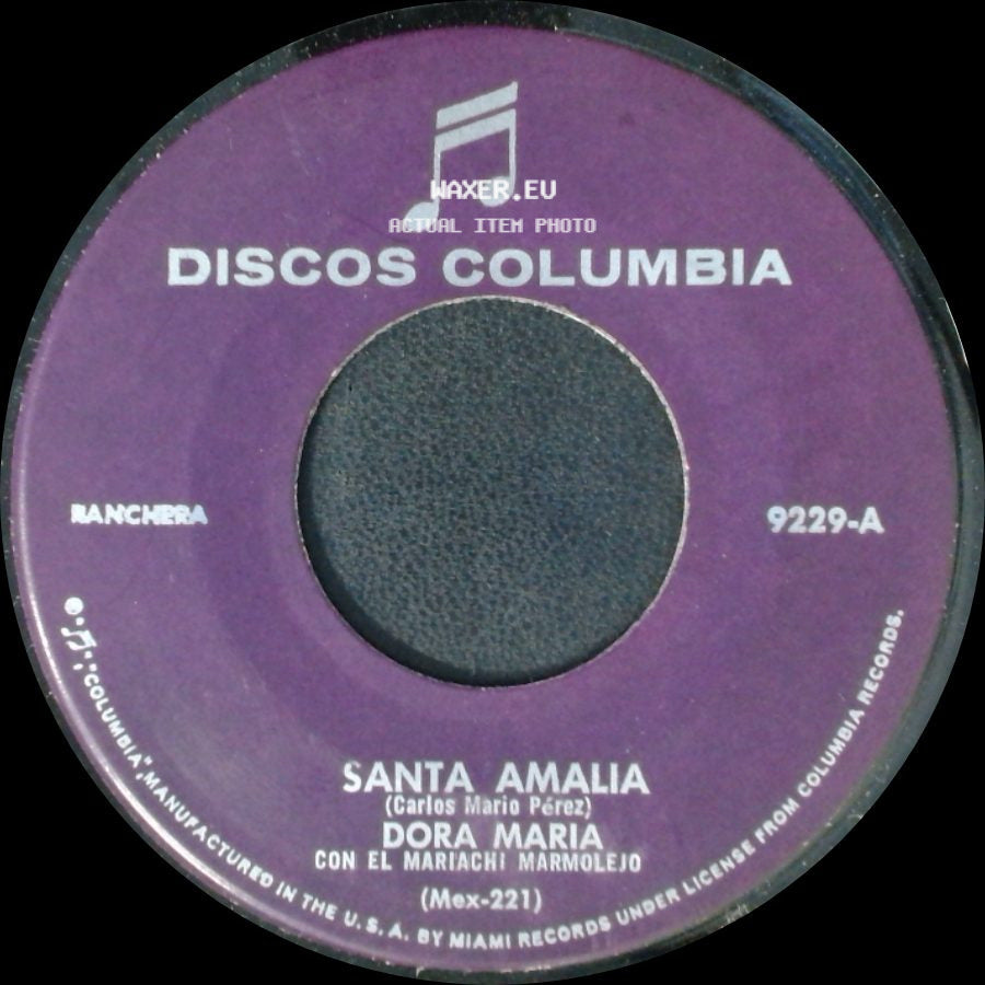 Dora Maria - Santa Amalia / Dos Corazones side A