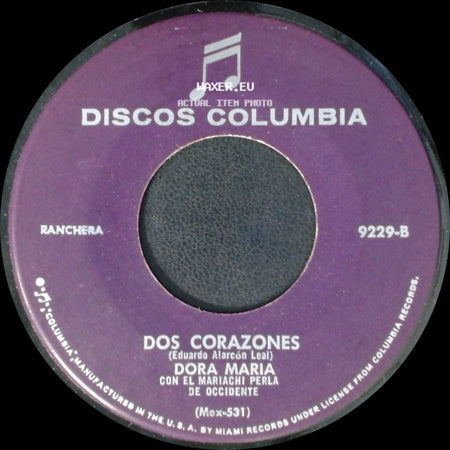 Dora Maria - Santa Amalia / Dos Corazones side B