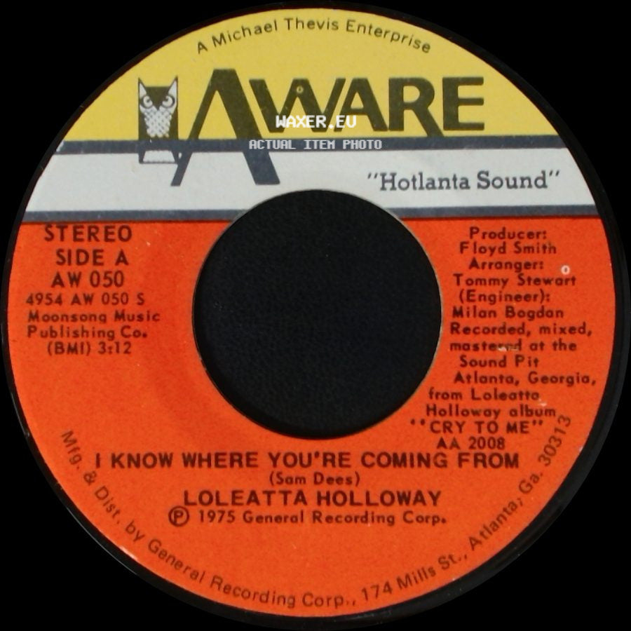 Loleatta Holloway - I Know Where You're Coming From / The Show Must Go On side A