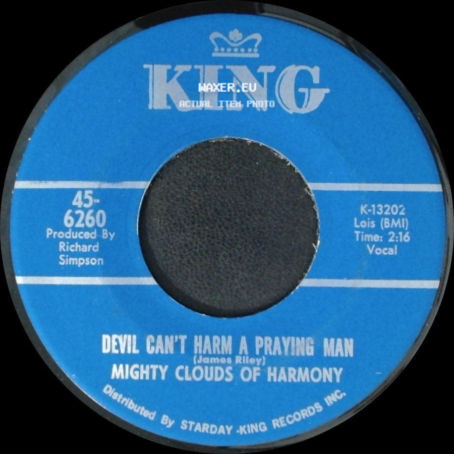 Mighty Clouds Of Harmony - Devil Can't Harm A Praying Man / The Train Is Gone side A