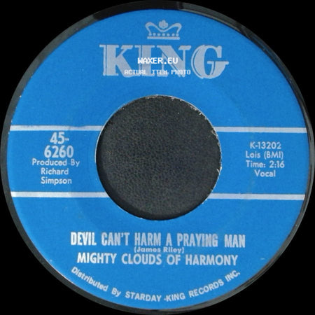 Mighty Clouds Of Harmony - Devil Can't Harm A Praying Man / The Train Is Gone side A